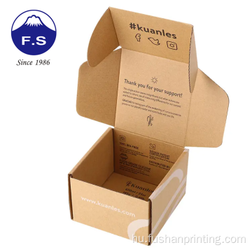 Karton csomagolás környezetbarát szállítási dobozok logóval